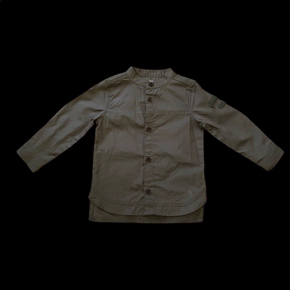 NWOT brown button down shirt✨